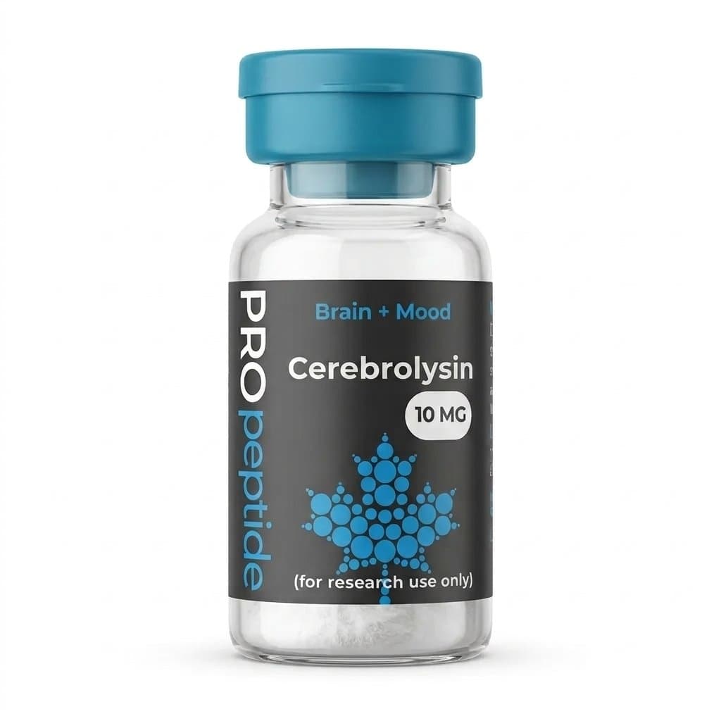 Cerebrolysin Peptide vial with a Pro Peptide label